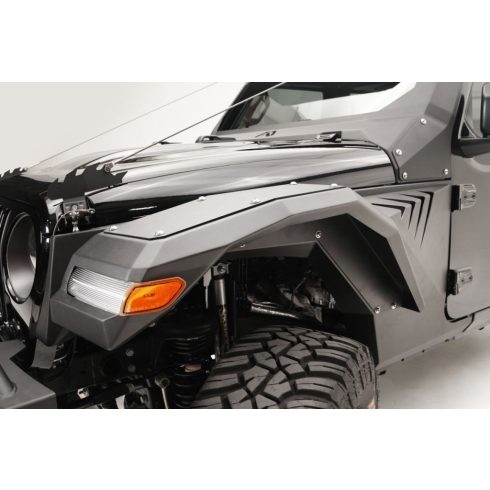 Sárvédő  első fekete Off-Road Look Jeep Wrangler JL 18- Fab Fours JL2006-1 