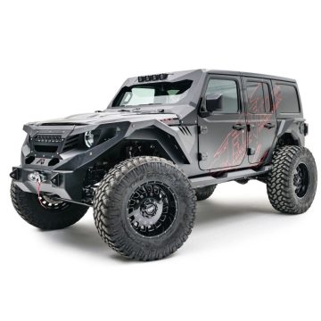   Sárvédő Grumper szett fekete Jeep Wrangler JL 18- Fab Fours JL4600-1 