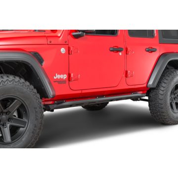   Oldalvédelem acél fekete  Jeep Wrangler JL 4-Ajtó JCR Offroad JLSL-CL-4D-PC 