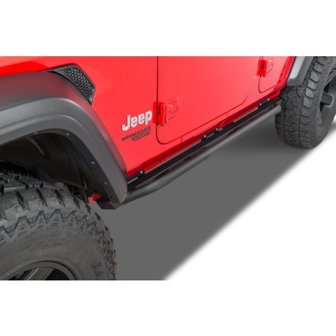 Oldalvédelem acél fekete  Jeep Wrangler JL 4-Ajtó JCR Offroad JLSL-CL-4D-PC 