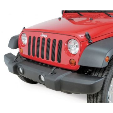   Hűtőrács megjelenés Drake  Inserts Aluminium fekete Jeep Wrangler JK ab BJ 07 JP-190008-BLACK