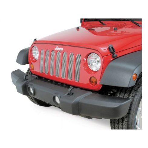 Hűtőrács megjelenés Drake  Inserts Aluminium Jeep Wrangler JK ab BJ 07 JP-190008-BRUSH