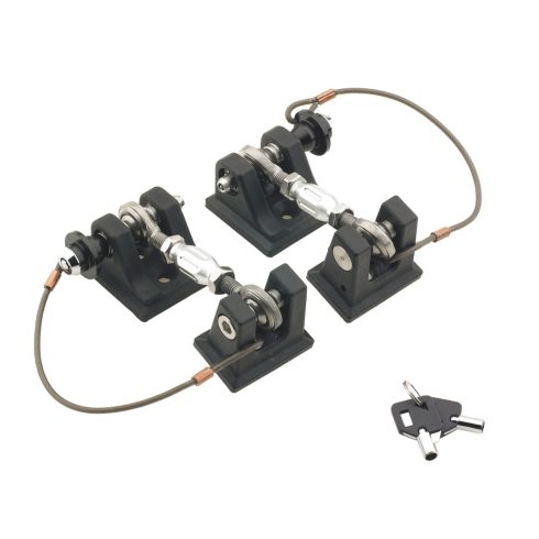 Motorháztető zár szett fekete  Jeep Wrangler JL and Gladiator JT 18- Drake DV8 Off Road JL-190001-LK 