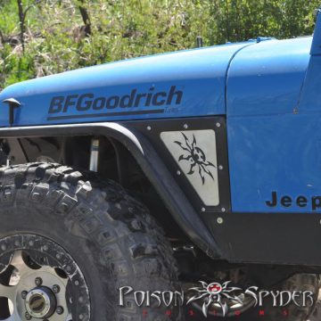   Használt "Spyder" DeFender an der Karosszéria Jeep Wrangler TJ 96-06 Poison Spyder PS1402051 