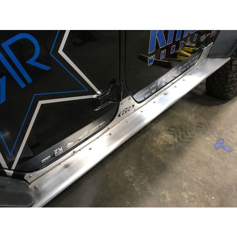 Oldalvédelem Jeep Wrangler JL 2018- 4-Ajtó Aluminium Genright  RCG-10104