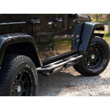   Oldalvédelem Jeep Wrangler JK Unlimited 07- 4-Ajtós fekete SRC Smittybilt SB 76634