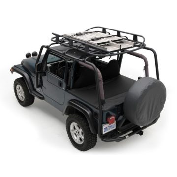 Tetőcsomagtartó fekete Jeep Wrangler JK 07-18