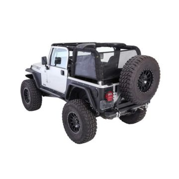   Napfénytető háló hátul Puha felső sáv Jeep Wrangler JK 07-18 4-Ajtós Smittybilt SB95501