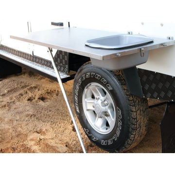 Rozsdamentes acél Tetőcsomagtartó elől Runner TBRA006