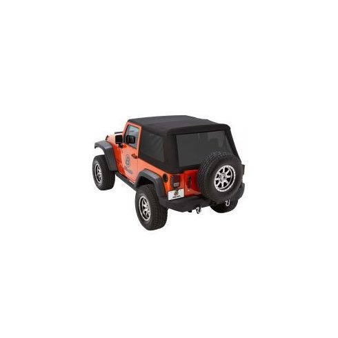 Puhatető Trektop NX Glide Black Diamond Jeep Wrangler JK 07-18 2 ajtó /Bestop 54922-35