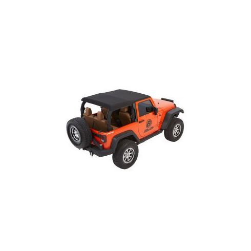 Puhatető Trektop NX Glide Black Diamond Jeep Wrangler JK 07-18 2 ajtó /Bestop 54922-35