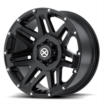   Alumínium felni AX 9 x 17 ET +18 fekete ATX sorozatú kerék AX200 KMC IRON BLACK Jeephez