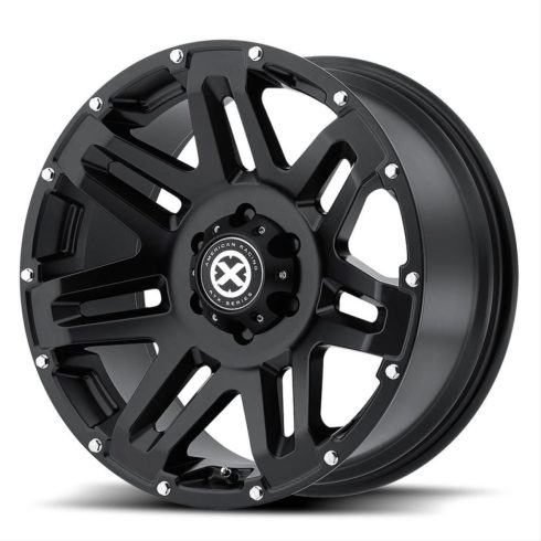 Alumínium felni AX 9 x 17 ET +18 fekete ATX sorozatú kerék AX200 KMC IRON BLACK Jeephez