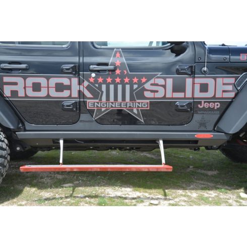Oldalvédő futódeszka Rockslider elektromos Jeep Wrangler JL 4 ajtós 2018- Rock-Slide Engineering BD-SS-300-JL4 Gen II Steps-