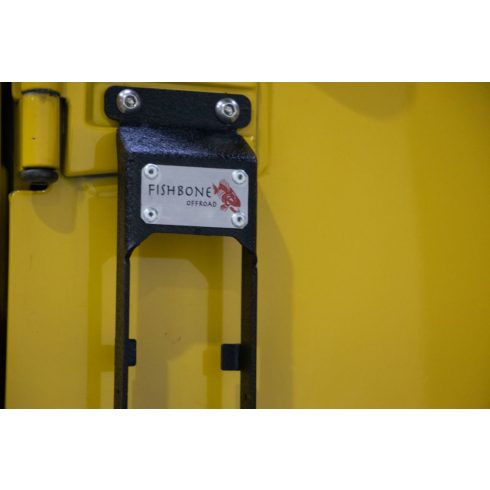 Bejárati lépcsőfok futódeszka belépési segédeszköz Jeep Wrangler JK JL Gladiator 07- Fishbone Offroad FB21237 Ajtóra szerelhető lépcső 07-Je