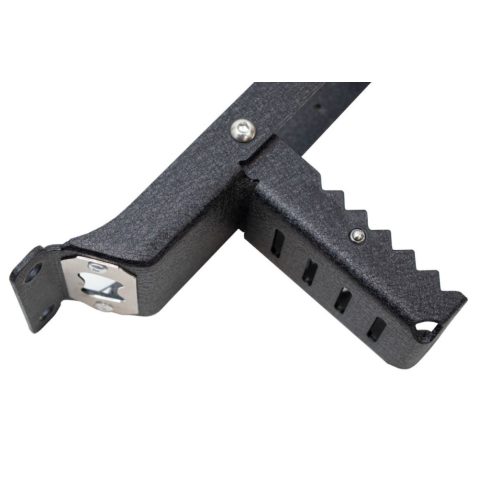 Bejárati lépcsőfok futódeszka belépési segédeszköz Jeep Wrangler JK JL Gladiator 07- Fishbone Offroad FB21237 Ajtóra szerelhető lépcső 07-Je