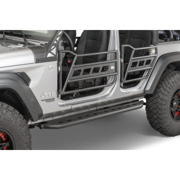   Csőajtó acél ajtó készlet Jeep Wrangler JL 4-Türer 18- Gladiator JT 20- Fishbone Offroad FB24086 első és hátsó csőajtók 18-ra