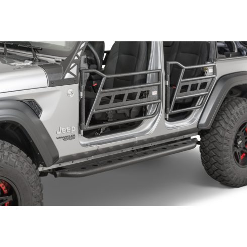 Csőajtó acél ajtó készlet Jeep Wrangler JL 4-Türer 18- Gladiator JT 20- Fishbone Offroad FB24086 első és hátsó csőajtók 18-ra