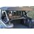 Csomagtartó kosár a csomagtartóhoz Jeep Wrangler JL 18- 4 ajtós, keménytetős Fabtech FTS24211 belső csomagtartó a 18-19 Jeep Wrang számára