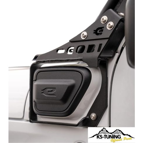 Tetőcsomagtartó készlet GOBI Ski One-Touch Jeep Wrangler JLU 4XE (hibrid) Multi-Light/50" LED-es fénysáv beállítás