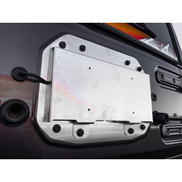   Rendszámtábla tartó alumínium Jeep Wrangler JL 18- American Adventure Lab JL-Tire-Delete Jeep JL Tartalék gumi Delete for Swingout Tire Car