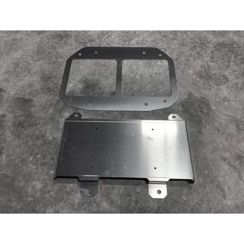 Rendszámtábla tartó alumínium Jeep Wrangler JL 18- American Adventure Lab JL-Tire-Delete Jeep JL Tartalék gumi Delete for Swingout Tire Car