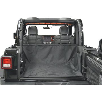   Csomagtérvédő szőnyeg/rakotérbetét/csomagtartószőnyeg/kutyavédőszőnyeg fekete Jeep Wrangler JL 18- 2 ajtós Dirtydog 4x4 JL2CL