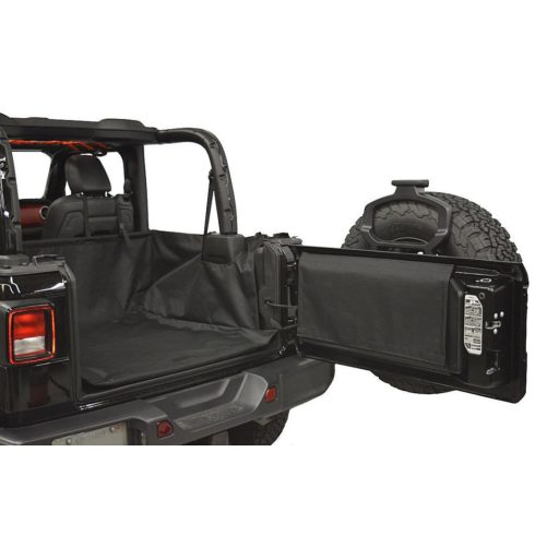 Csomagtérvédő szőnyeg/rakotérbetét/csomagtartószőnyeg/kutyavédőszőnyeg fekete Jeep Wrangler JL 18- 2 ajtós Dirtydog 4x4 JL2CL