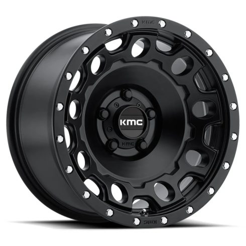 Alumínium felni 8,5 x 17 ET +34 KMC KM529 HOLESHOT fekete Jeep Wrangler JK | JL Gladiator JT KMC KM52978550734 TÜV-vel