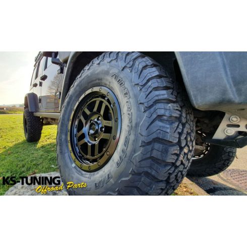 Alumínium felni 8,5 x 17 ET +18 KMC KM540 RECON fekete Jeep KM54078550718 SATÍNFEKETE TÜV-vel