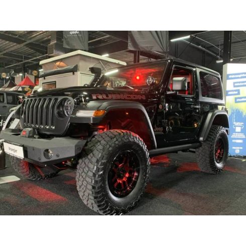 Alumínium felni 8,5 x 17 ET +18 KMC KM540 RECON fekete piros Jeep KM54078550918 Fényes FEKETE PIROS TÜV-vel