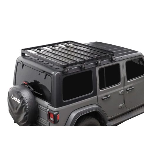 Tetőcsomagtartó készlet Slimline ll 1/2 magas Jeep Wrangler JL 18- 4 ajtós első futómű KRJW032T