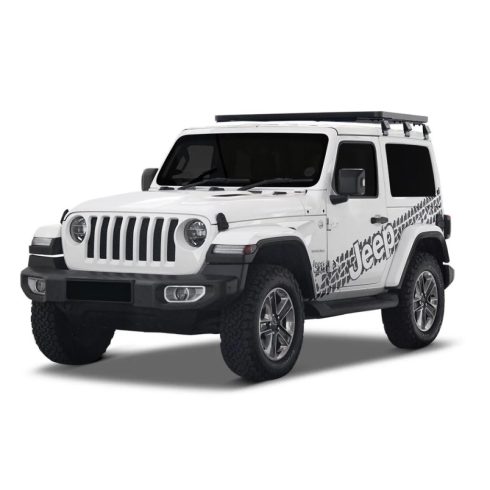 Tetőcsomagtartó készlet Slimline ll 1/2 magas Jeep Wrangler JL 18- 2 ajtós első futómű KRJW033T