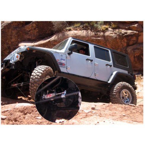 Kormány lengéscsillapító tartó bilincs 1 1/2" csuklórudak 38,1 mm Jeep Wrangler JK, JL, JT kormánystabilizátor csuklórúd bilincs, horganyzott