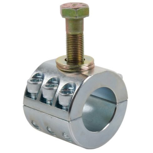 Kormány lengéscsillapító tartó bilincs 1 1/2" csuklórudak 38,1 mm Jeep Wrangler JK, JL, JT kormánystabilizátor csuklórúd bilincs, horganyzott