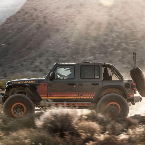 Hátsó belső sárvédő fekete Poison Spyder Jeep Wrangler JL 18-