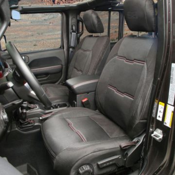   Üléshuzat készlet elöl és hátul neoprén fekete Jeep Wrangler JL 18- Smittybilt SB577101