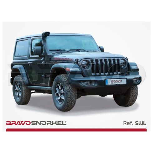 Bravo légzőcső Jeep Wrangler JL és Gladiator JT számára 2018-tól-