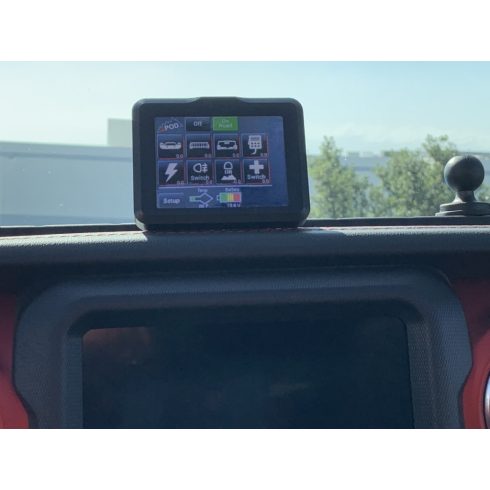 Kapcsolópanel Jeep Wrangler JL / JT 2018- Spod BantamX érintőképernyő JL/JT / SP-BX-TSB-JL-39524